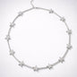 Margot Sparkling Star Choker | Silver Plated