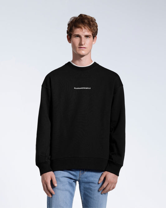 Oversized Heavyweight Organic Logo Sweatshirt