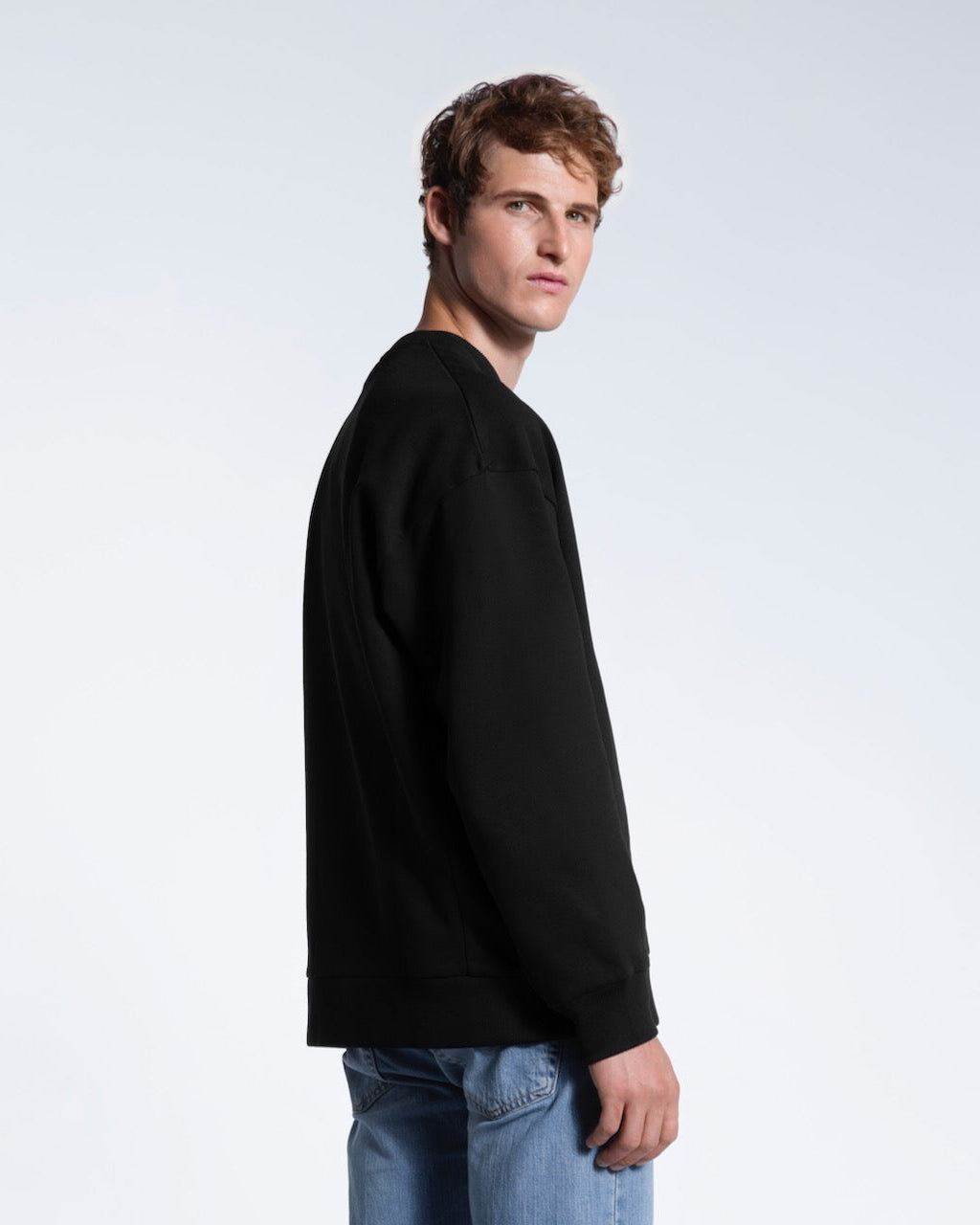 Oversized Heavyweight Organic Logo Sweatshirt