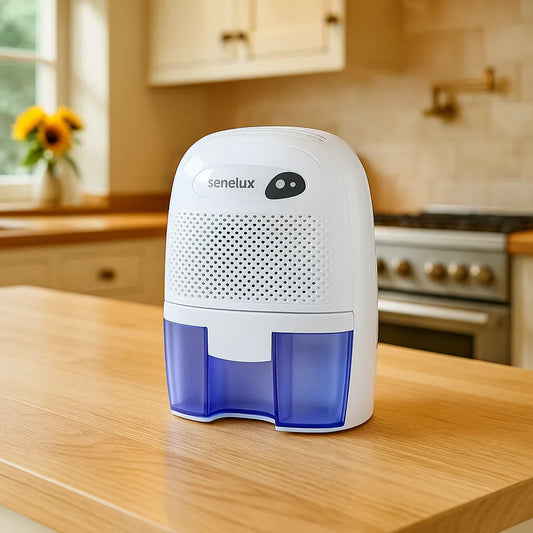 XROW-600B 500ml Mini Dehumidifier - Silent Dehumidifier Perfect for Bedrooms, Kitchens and Living Rooms