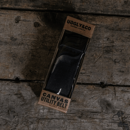 Black Canvas Utility Belt