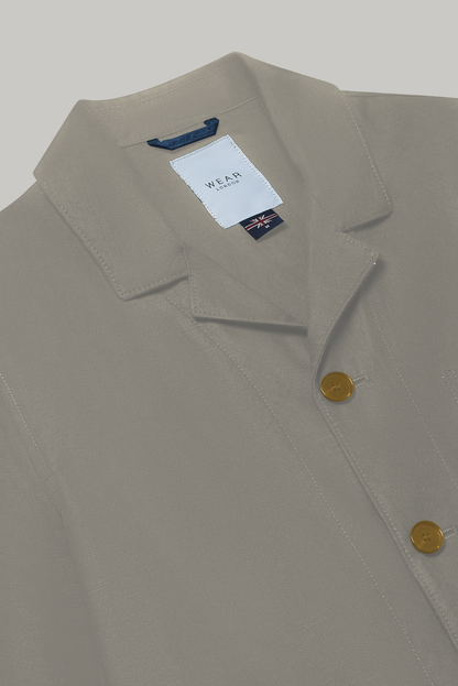 Tuxford Casual Blazer - Mushroom Comfort Stretch