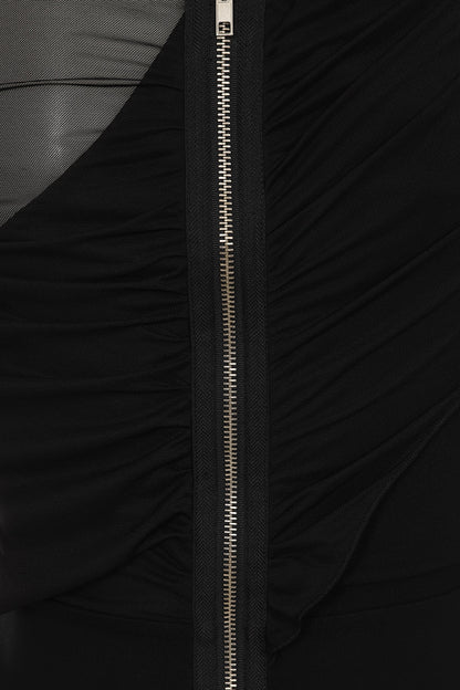 Necessary Evil Venus Wrapped Mesh Mini Dress - Size UK 8 Left Only!