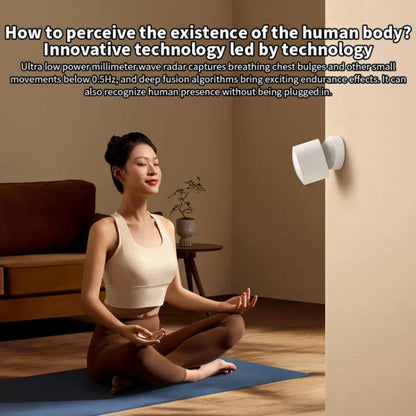 Xiaomi Presence Sensor XMOSB01XS Smart Wireless Home Connection Bluetooth 5.0 Body Motion Sensors (White)