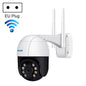 Caméra IP WiFi ESCAM QF218 1080P panoramique/inclinaison avec détection humanoïde IA, étanche IP66, compatible ONVIF/vision nocturne/carte TF/audio bidirectionnel, prise UE
