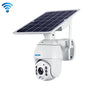 Caméra IP solaire WiFi étanche ESCAM QF280 HD 1080P IP66 sans batterie, prise en charge de la vision nocturne / détection de mouvement / carte TF / audio bidirectionnel (blanc)