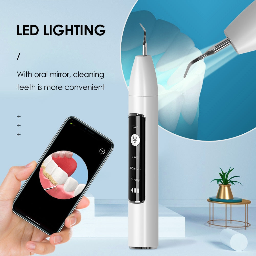 Ultrasonic Dental Scaler & Teeth Whitening Tool