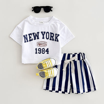 Children’s Printed T-Shirt 2-Piece Set