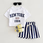 Children’s Printed T-Shirt 2-Piece Set