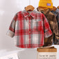 Children's Casual Plaid Shirt