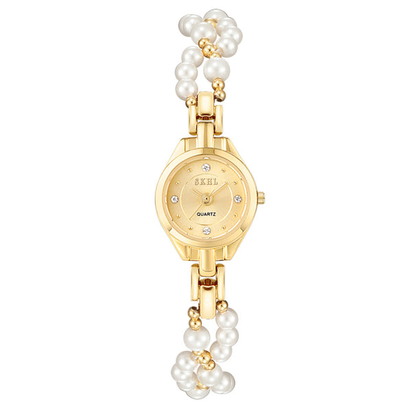 Montre décontractée élégante pour femme avec bracelet en acier