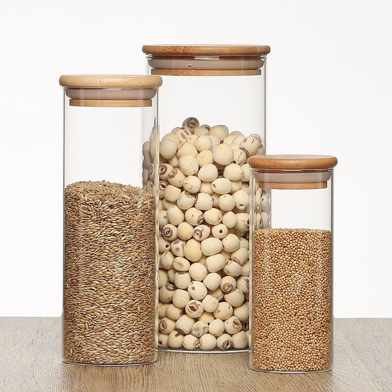 Borosilicate Sealed Glass Storage Tank Kitchen Household