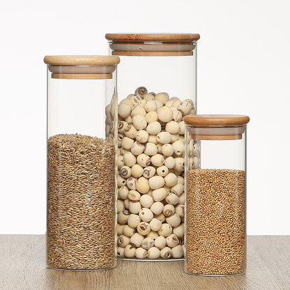 Borosilicate Sealed Glass Storage Tank Kitchen Household