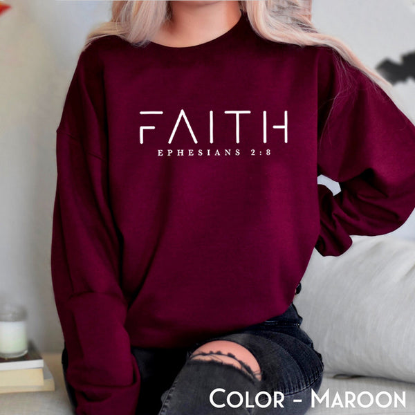 Christian Faith Graphic Sweatshirt