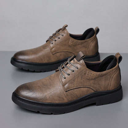 Mens Breathable Leather High-end Shoes