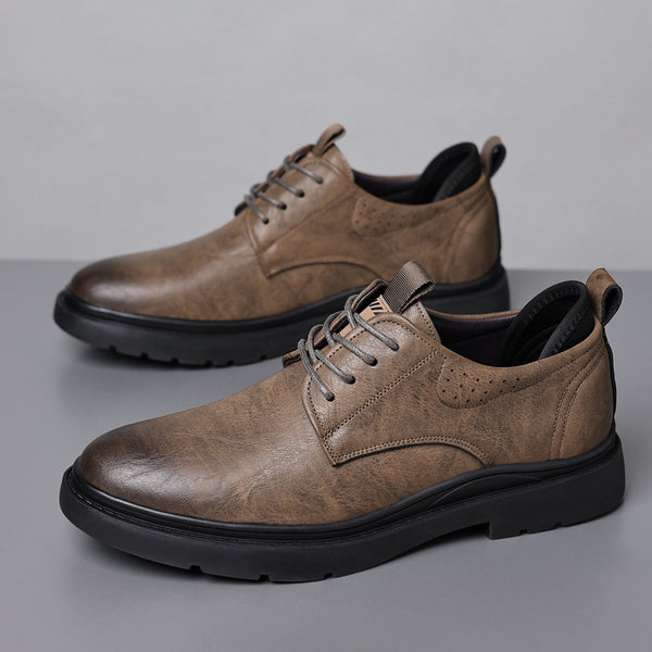 Chaussures haut de gamme en cuir respirant pour homme