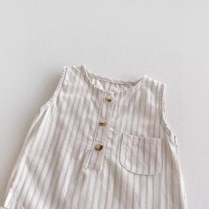Sleeveless Romper Newborn Summer Children's Vest Romper