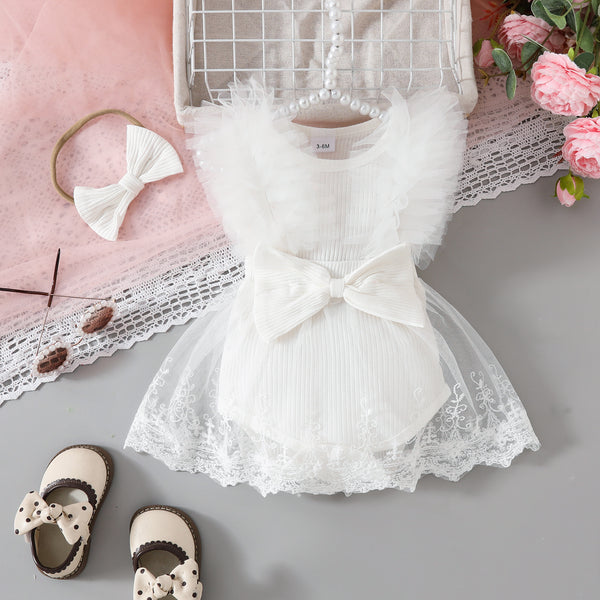 Baby Bow Leotard and Headband Set