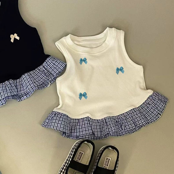 Children's Vest Top Girls' Western Style