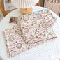 Brushed Flannel Loose Pure Cotton Cartoon Printed Pajama Pants For Women