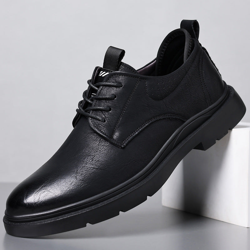 Mens Breathable Leather High-end Shoes