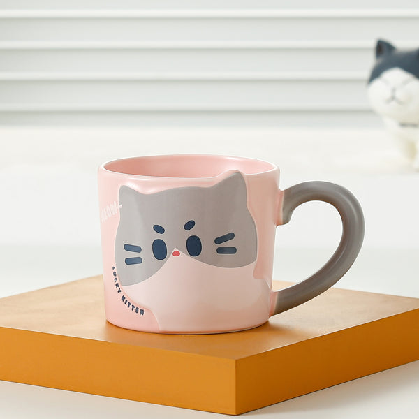 Cute Cat Mug Creative Coffee Cup