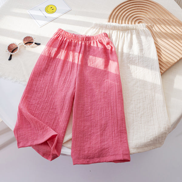 Girls Wide-Leg Pants - Mosquito Prevention