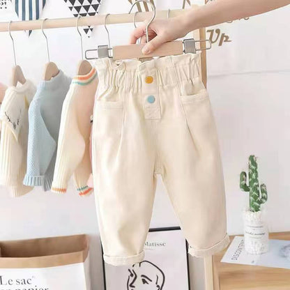 Girls' Fashion New Outdoor Casual Trousers