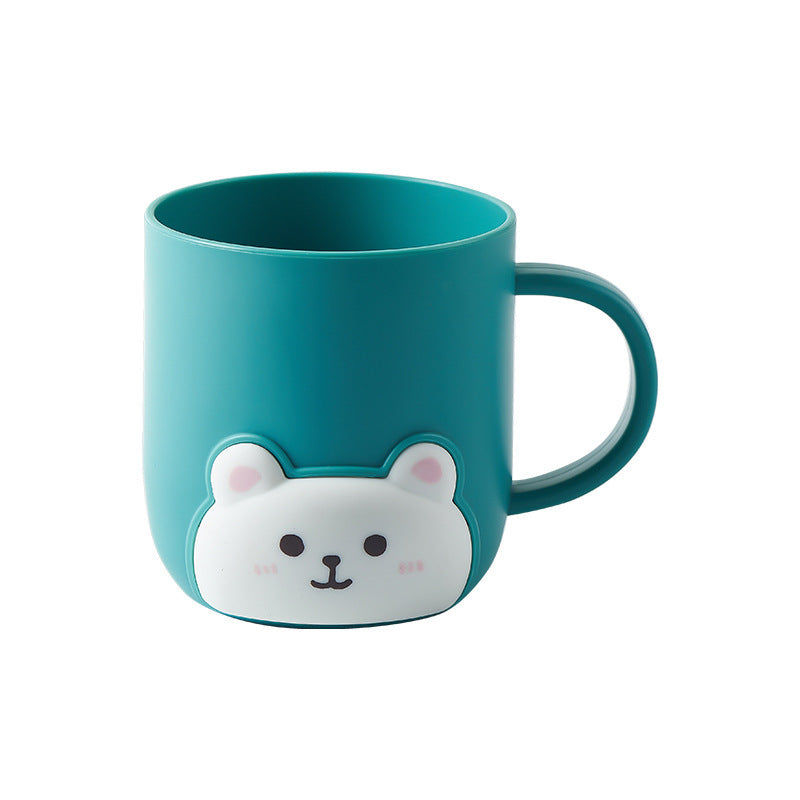 Home Cartoon Bear Gargle Cup Bathroom Thickening With Handle