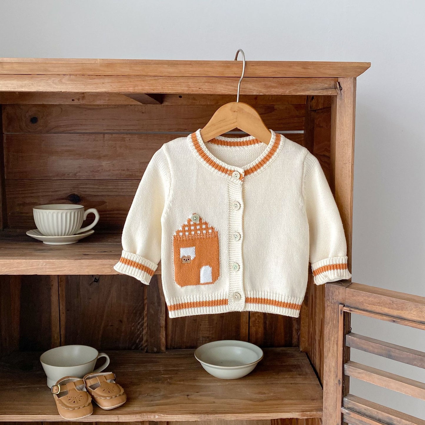 Baby Jacquard Knitted Cardigan