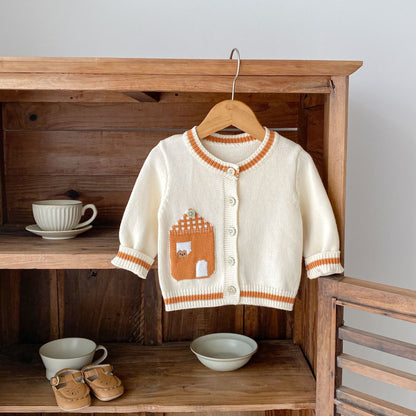 Baby Jacquard Knitted Cardigan