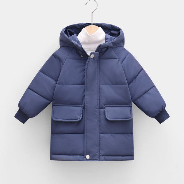 Children's Cotton Hooded Thickened Jacket