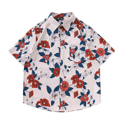 Printed oversize overshirts