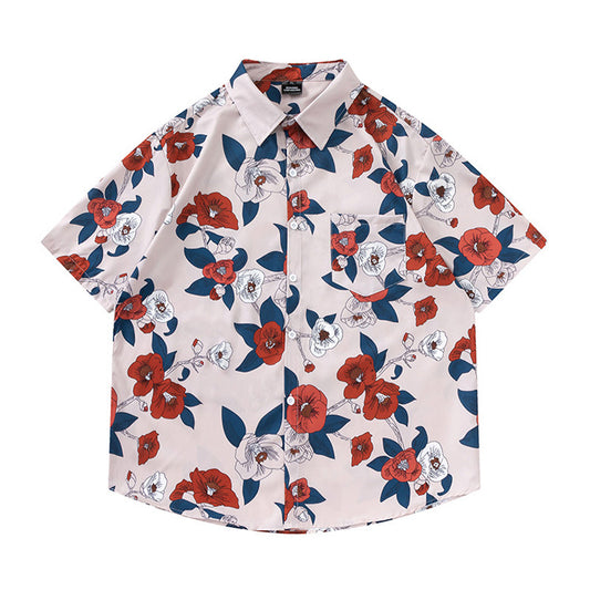 Printed oversize overshirts