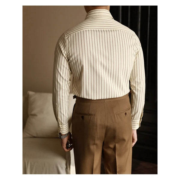 Men's Slim-Fit Non-Iron Dress Shirt
