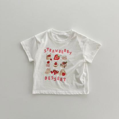 Children’s Short Sleeve Strawberry Top