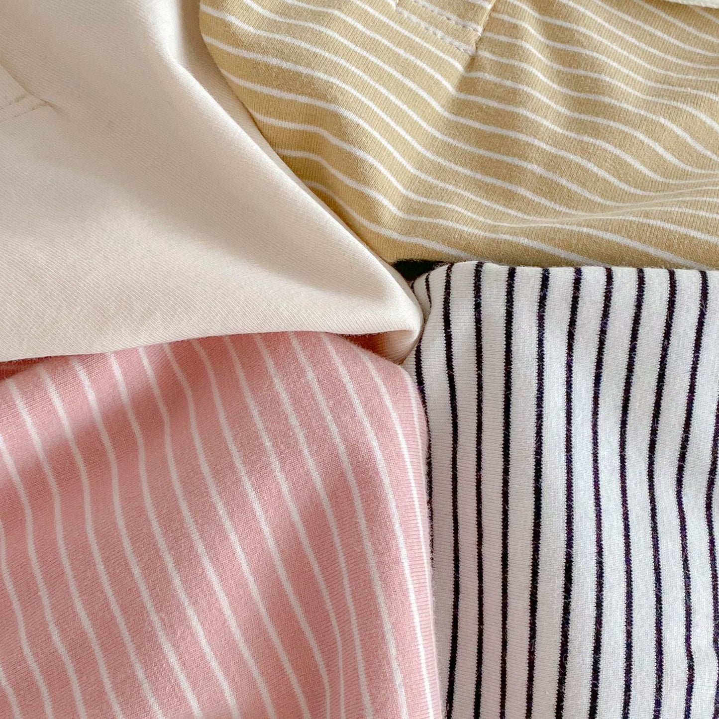 Girls Striped Bottoming Shirt 0-5 Years