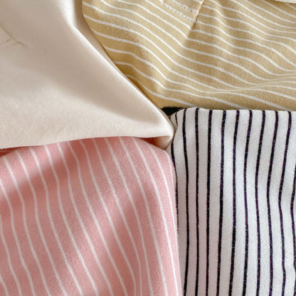 Girls Striped Bottoming Shirt 0-5 Years