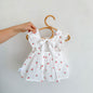 Summer Onesie Romper Princess Rompers Cherry Dress