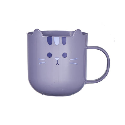 Plastic Bear Pattern Tooth Cup