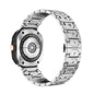 Butterfly Clasp Metallic Stainless Steel Strap