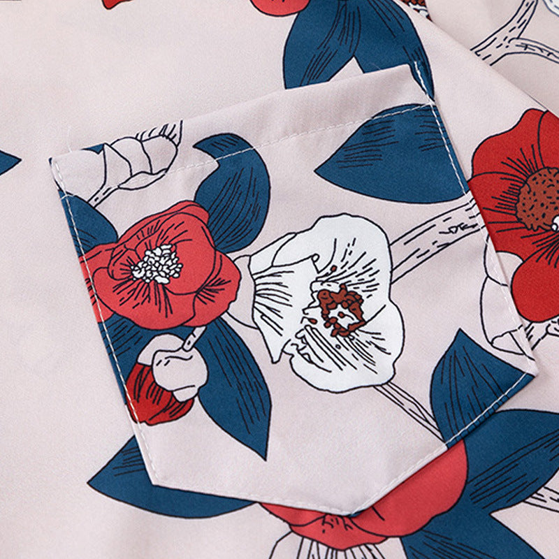 Printed oversize overshirts