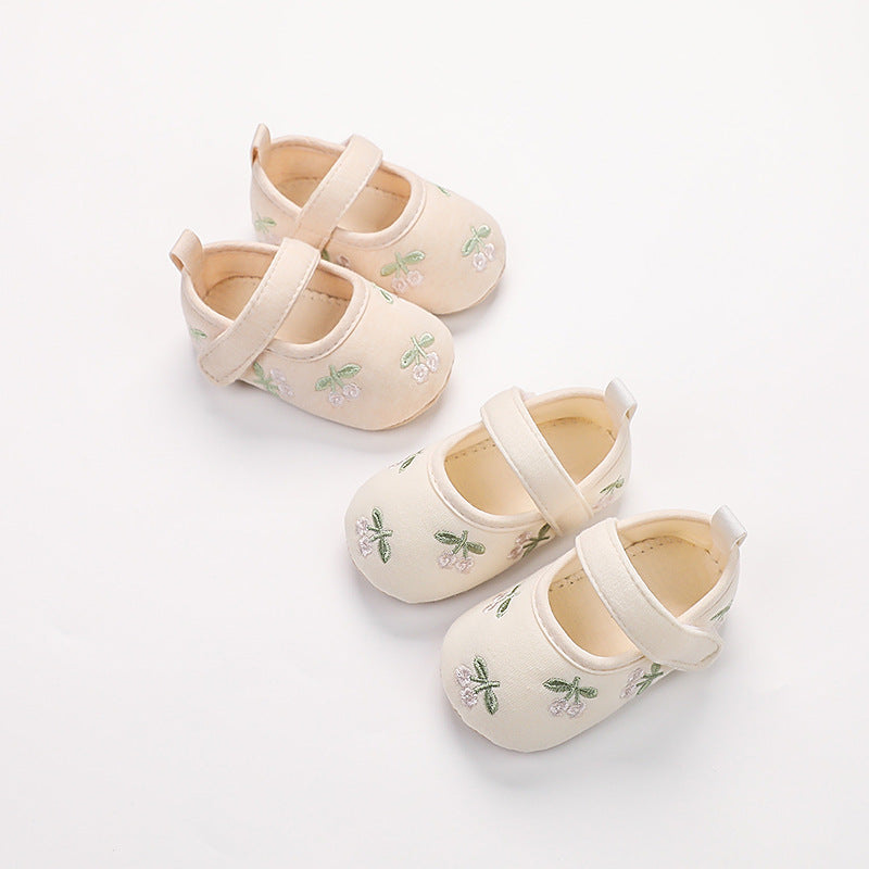 Cotton Small Embroidery Shoes