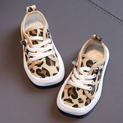Kids Solid Color Canvas Shoes