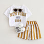 Children’s Printed T-Shirt 2-Piece Set