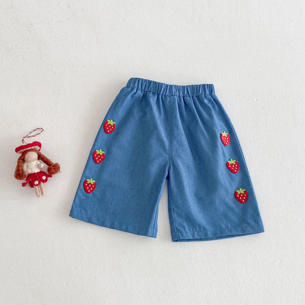 Baby Strawberry Patch Vest and Pants