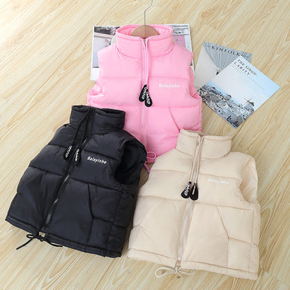 Autumn And Winter Boys Girls' Liner Waistcoat