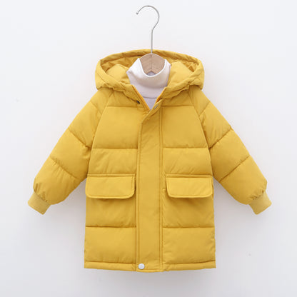Children's Cotton Hooded Thickened Jacket
