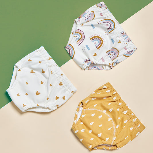 Baby Training Pants Cotton Breathable 3 Pack