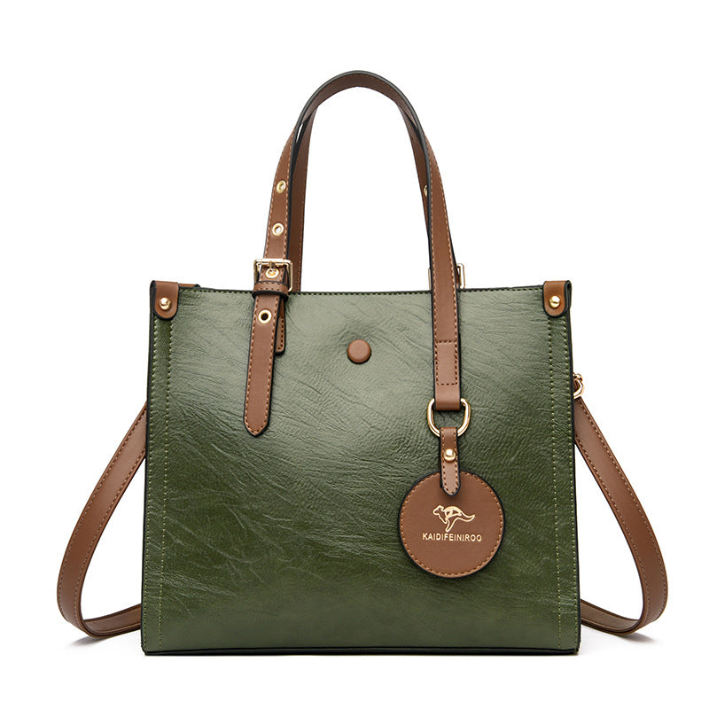 Womens Oil Wax Elegant Bag